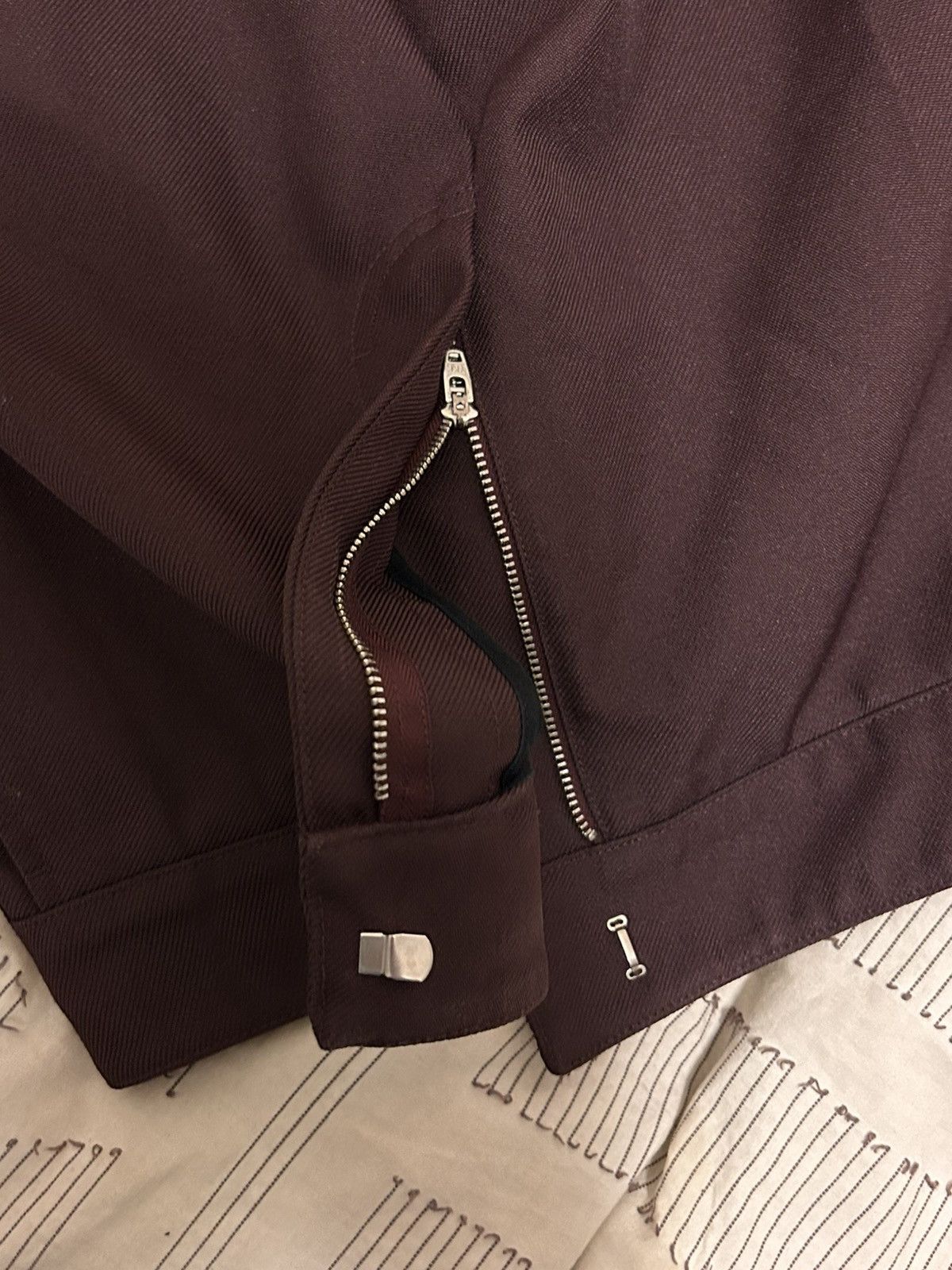 1017 ALYX 9SM Alyx “Burgundy Tailoring Work Cargo Pants” Size US 31 - 7 Thumbnail