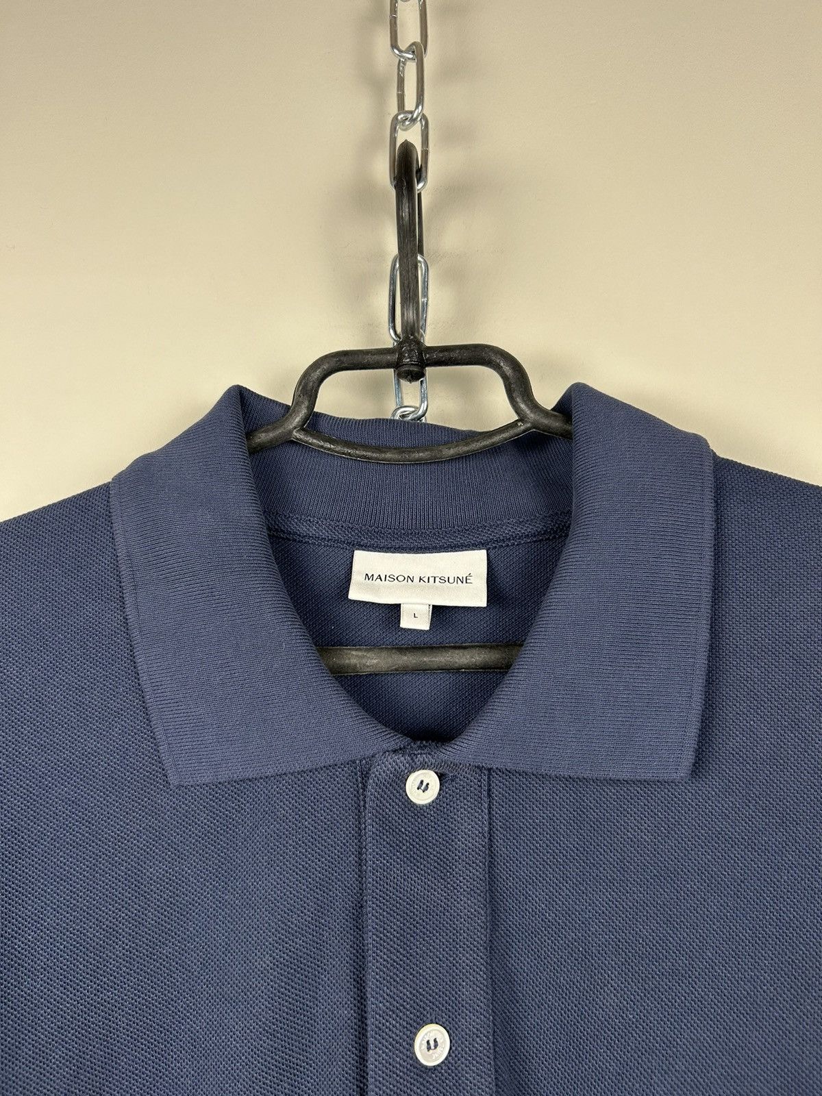 Maison Kitsune Maison Kitsune Polo T shirt Size US L / EU 52-54 / 3 - 2 Thumbnail