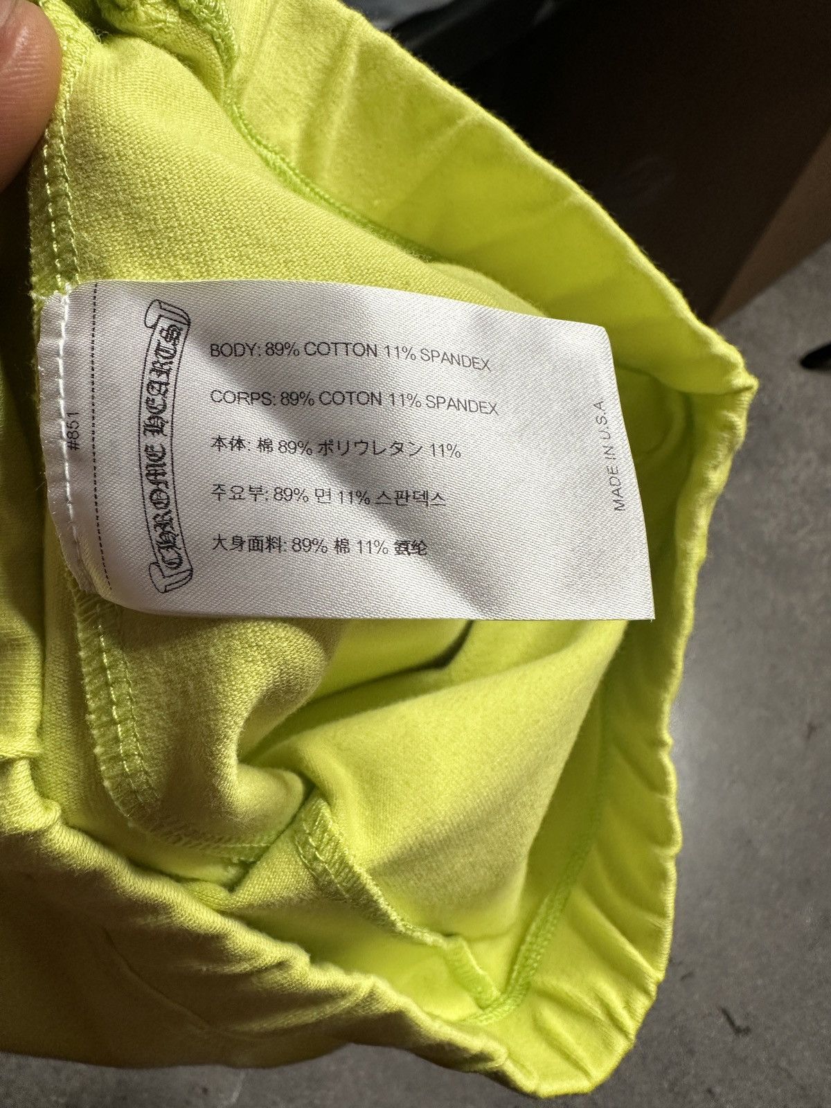 Chrome Hearts Chrome Hearts 99 Eyes Bike Short Acidick Green Size Small Size 30" / US 8 / IT 44 - 6 Thumbnail