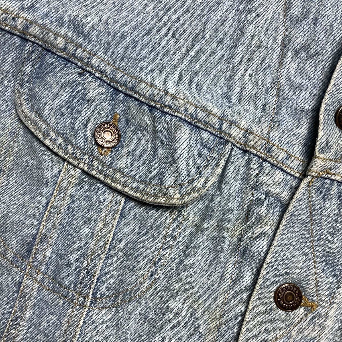 Lee × Vintage 90s Vintage Lee Blue Denim Jacket Size US XL / EU 56 / 4 - 4 Thumbnail