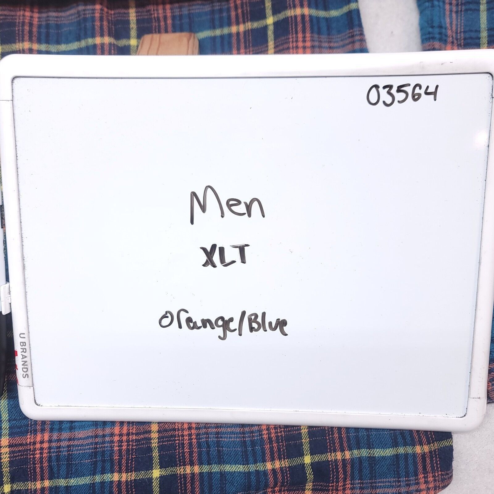 John Bartlett John Bartlett Tartan Flannel Shirt Mens Size XLT Blue Orange Size US XL / EU 56 / 4 - 9 Thumbnail