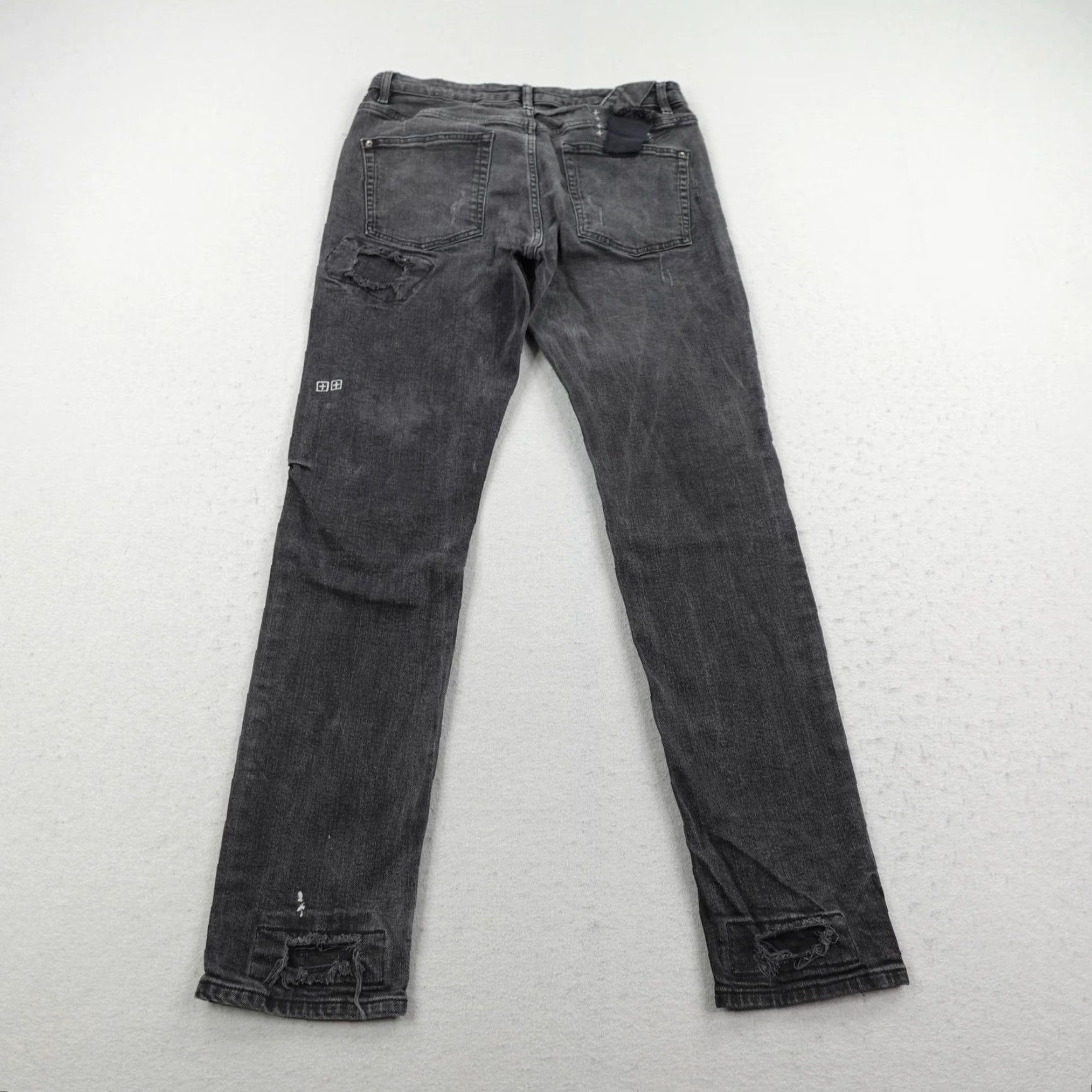 Ksubi Ksubi Jeans Slim Fit Distressed Black Denim 32x32 Flex Pants Mens Size US 32 / EU 48 - 4 Thumbnail