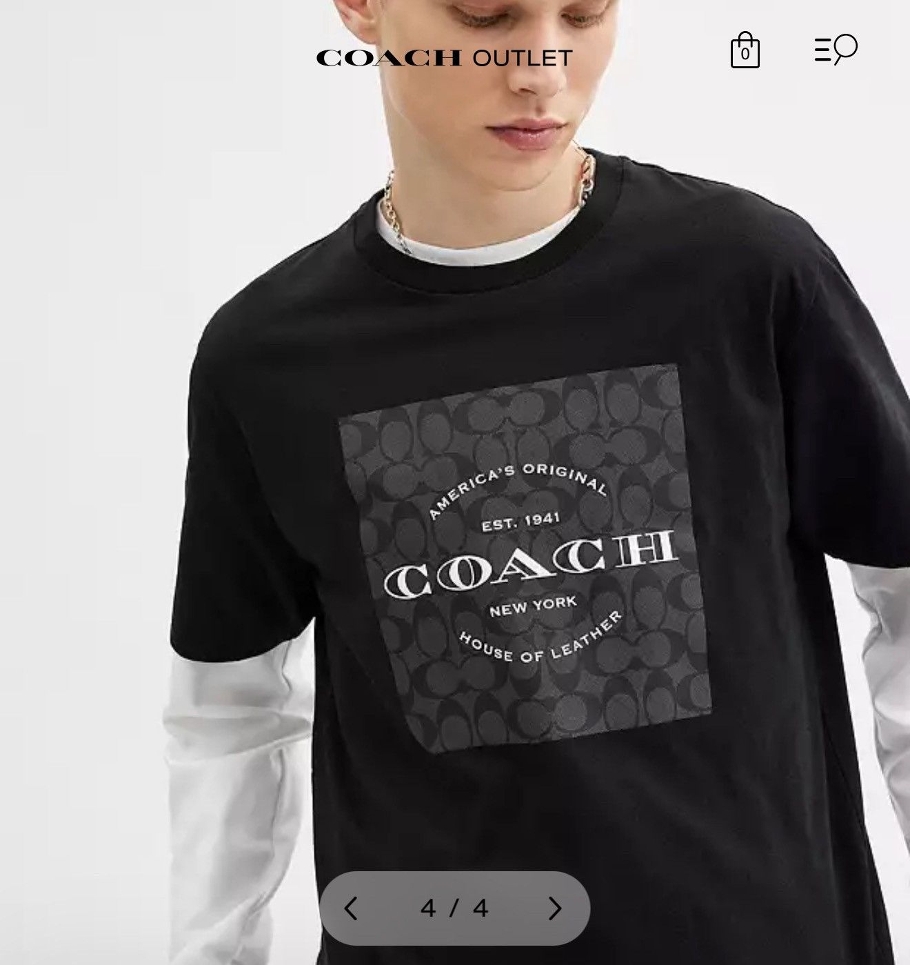 Coach Coach TShirt, still factory sealed. Originally $150 Size US XXL / EU 58 / 5 - 3 Thumbnail