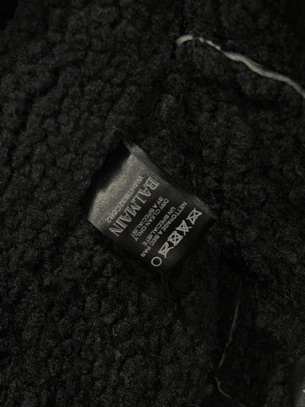 Balmain Balmain Shearling Leather Jacket by Olivier Rousteing Size US M / EU 48-50 / 2 - 5 Thumbnail