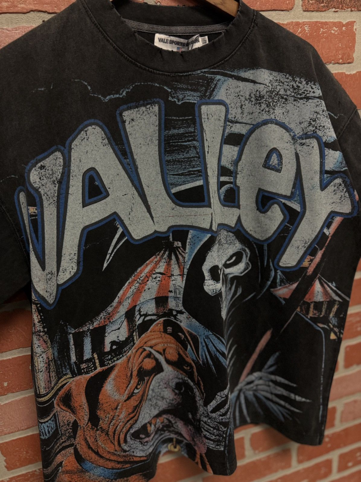 Vale Vale Valley Grim Reaper Tee Shirt Size L Brand New Size US L / EU 52-54 / 3 - 7 Thumbnail