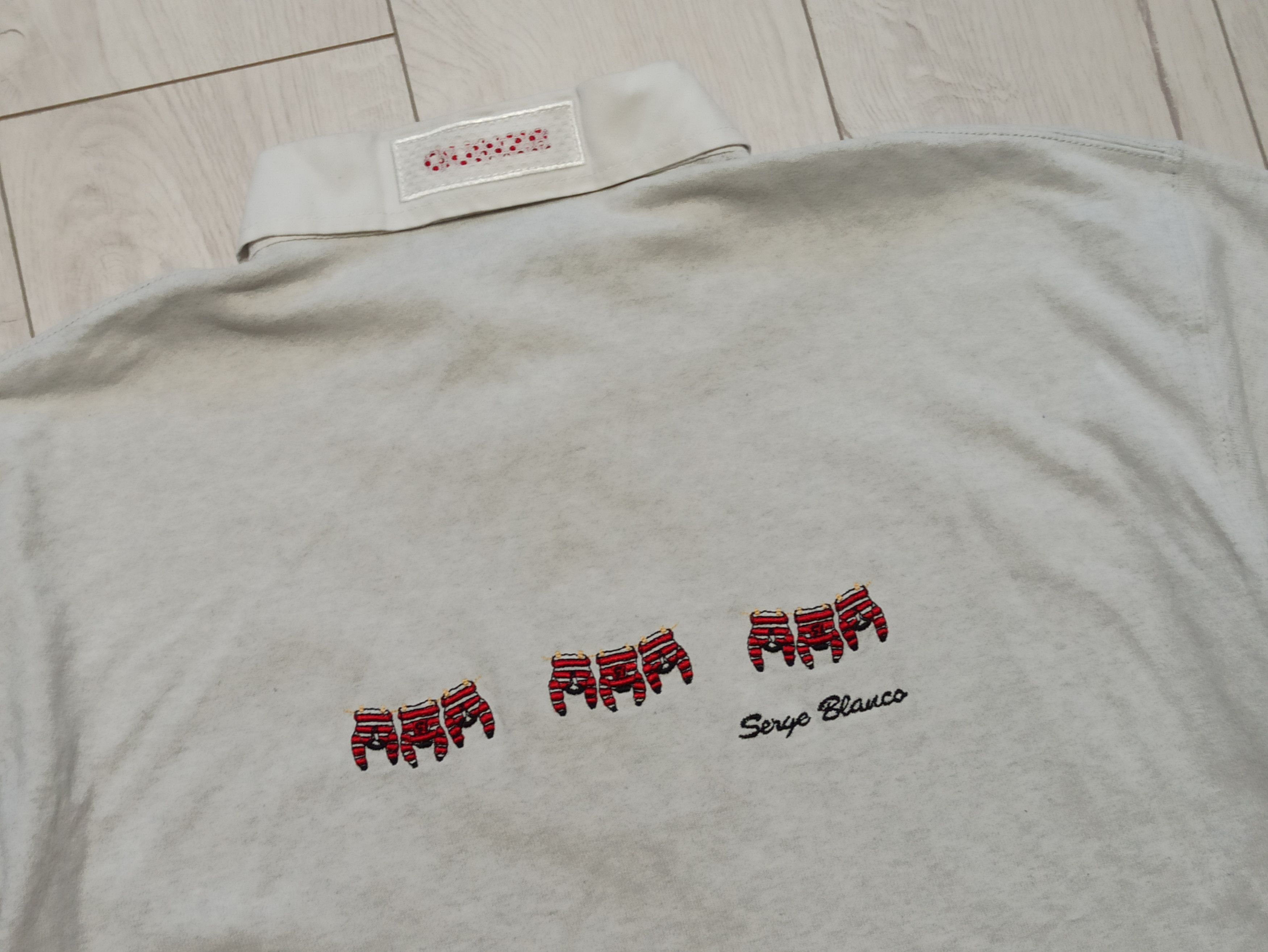 Designer × Vintage Serge Blanco Polo Shirt Size US L / EU 52-54 / 3 - 7 Thumbnail