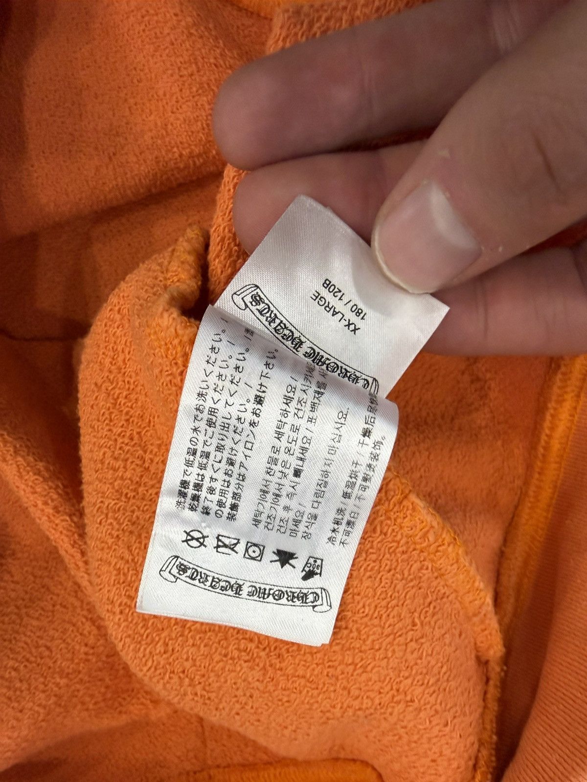 Chrome Hearts Chrome Hearts Orange Dagger Hoodie Size US XXL / EU 58 / 5 - 7 Thumbnail