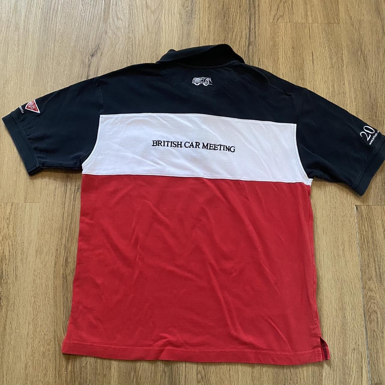 Other Red and black vintage British Car Meeting polo shirt Size US L / EU 52-54 / 3 - 3 Thumbnail