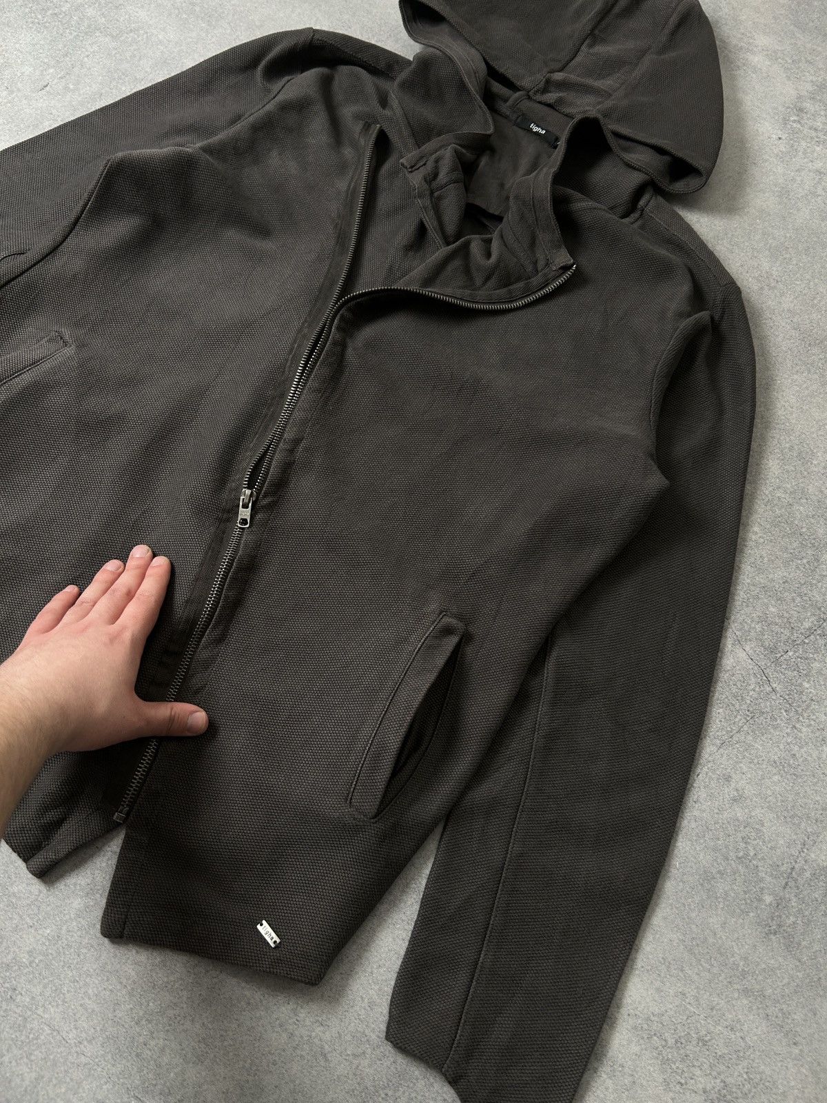 tigha tigha asymmetrical cotton jacket mens rick owens style Size US XXL / EU 58 / 5 - 2 Thumbnail