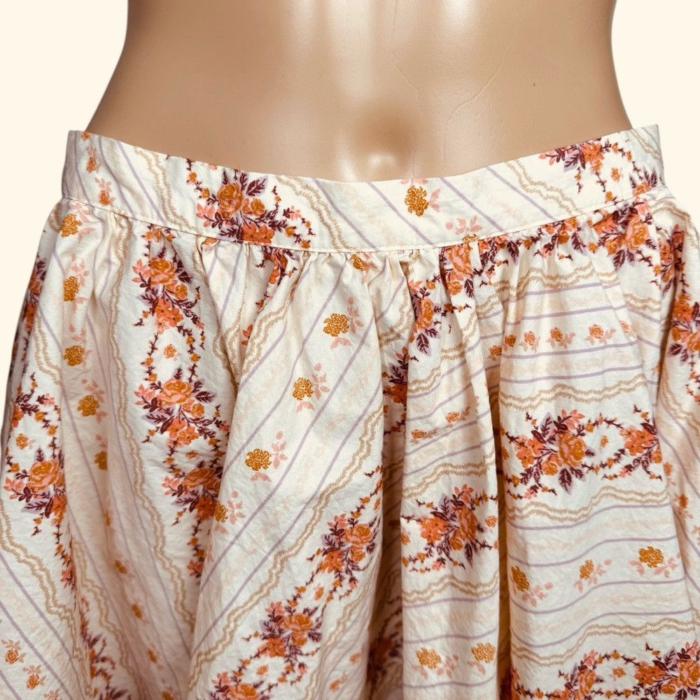 Free People Free People Gaia Printed Mini Cotton Skirt Size XL Size 36" / US 14 / IT 50 - 3 Thumbnail