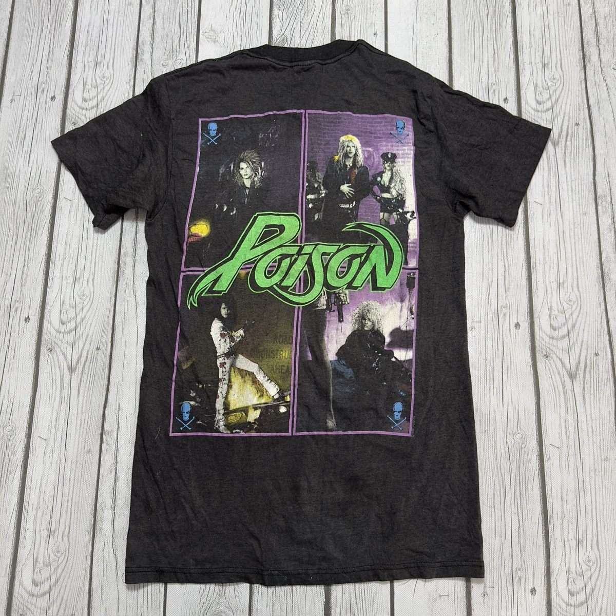 Band Tees × Vintage Vintage Poison tee Size US S / EU 44-46 / 1 - 2 Thumbnail