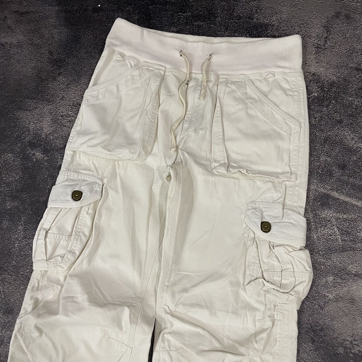 If Six Was Nine × Japanese Brand × Le Grande Bleu (L.G.B.) Vintage White Cargo Pants – Y2K GOA Style Size US 34 / EU 50 - 3 Thumbnail
