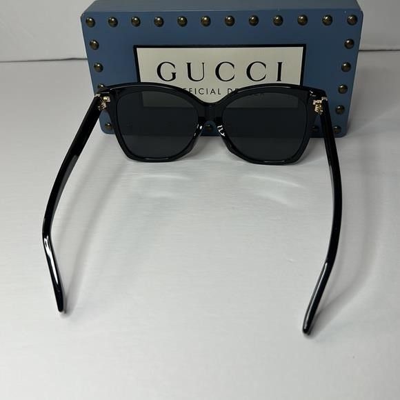 Gucci GUCCI Grey Gradient Butterfly Ladies Sunglasses GG0459S 001 Size ONE SIZE - 14 Thumbnail