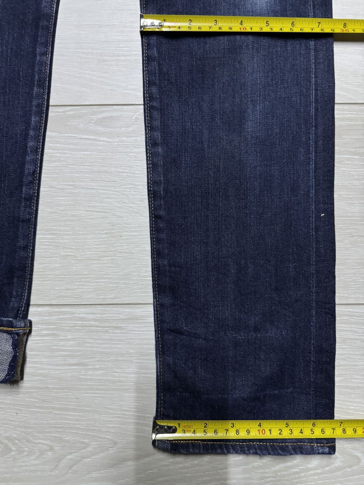 Levi's Vintage Levis 511 Y2K Japan 511 Selvedge Slim Fit Jeans Size US 32 / EU 48 - 15 Thumbnail