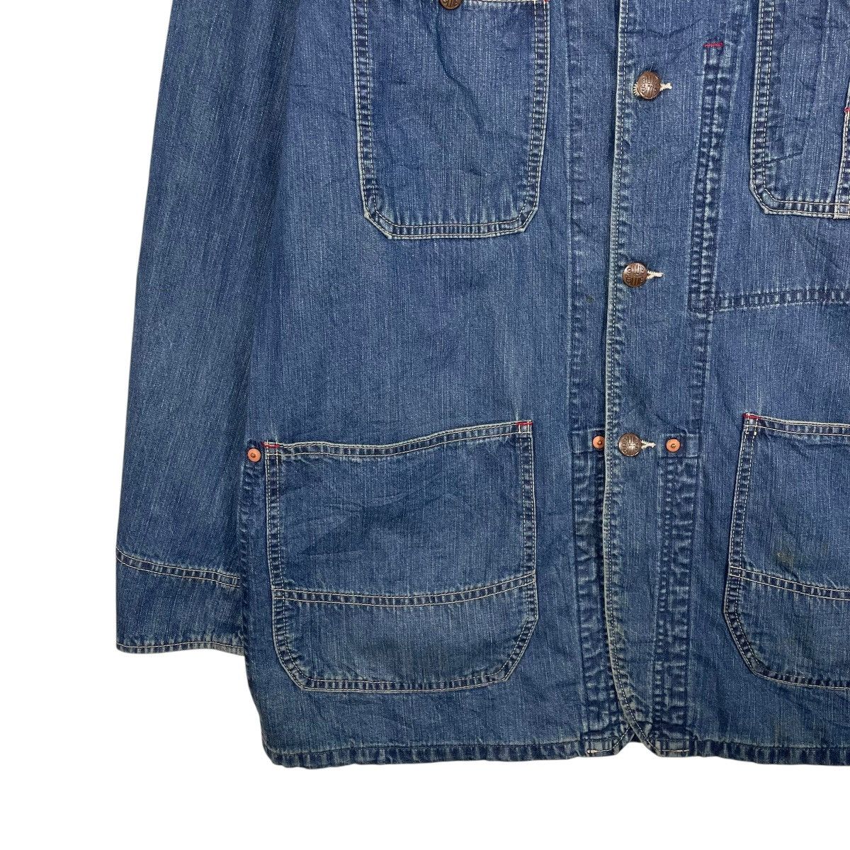 Blue Blue Japan Blue Blue Japan Arigato Workwear Denim Jacket Size US M / EU 48-50 / 2 - 3 Thumbnail