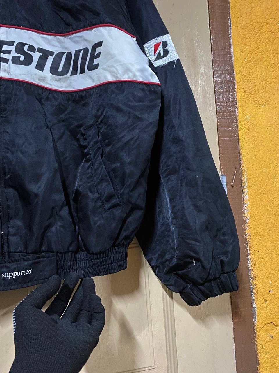 Vintage Vintage 90s Bridgestone Racing Bomber Jacket Size US L / EU 52-54 / 3 - 21 Thumbnail