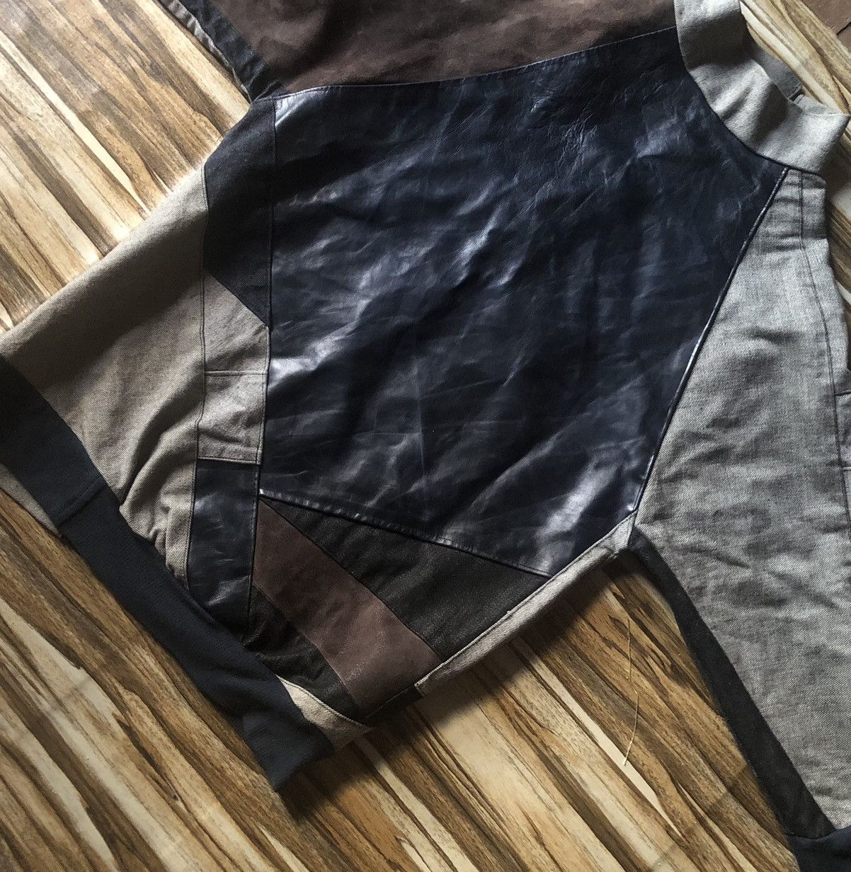 Japanese Brand Custom Asymmetrical Reworked Multi-Paneled Denim KOZABURO Size US M / EU 48-50 / 2 - 7 Thumbnail