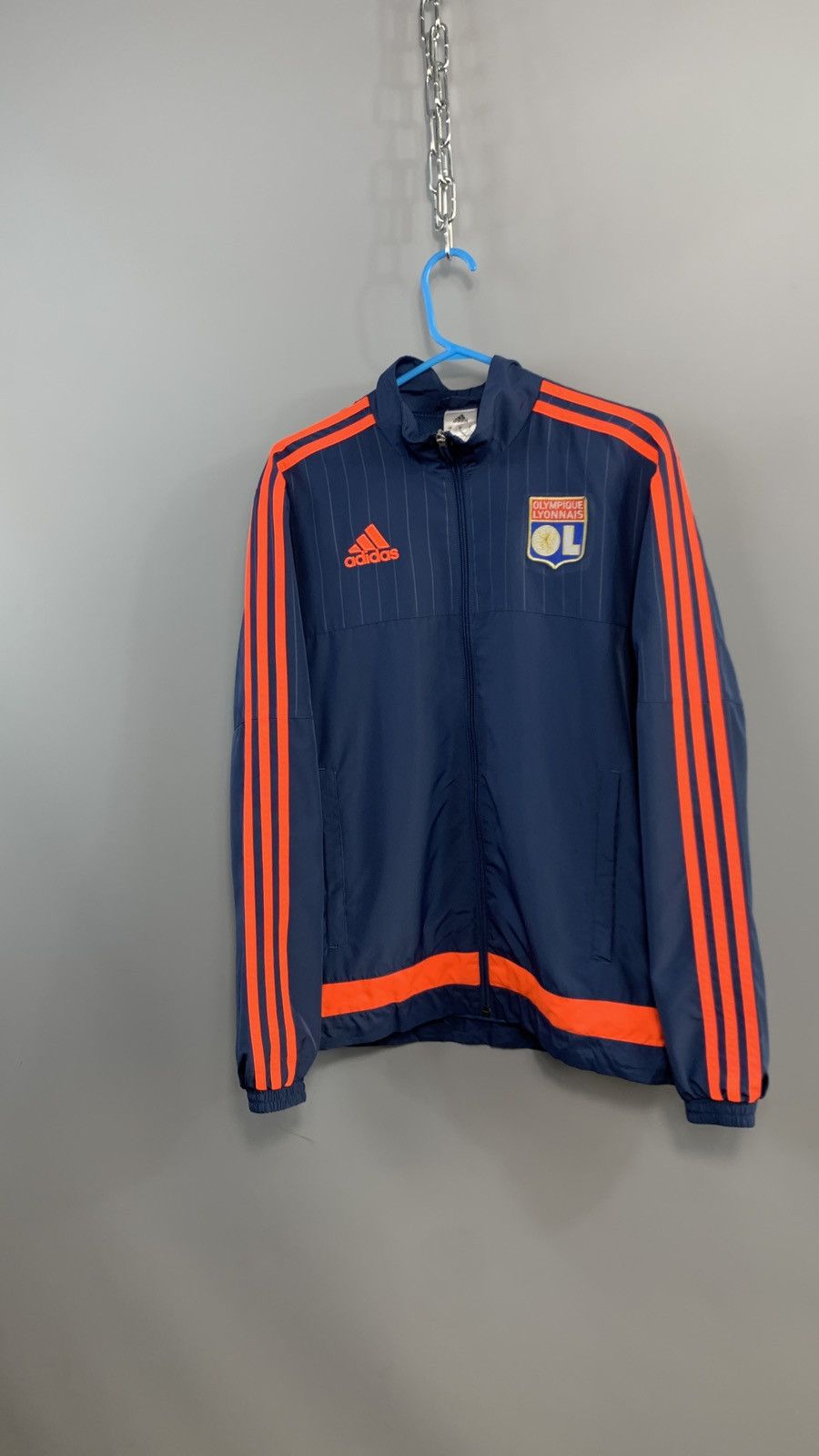 Adidas × Vintage Y2K Olympique Lyonnaise vintage adidas zip jacket Size US S / EU 44-46 / 1 - 2 Thumbnail