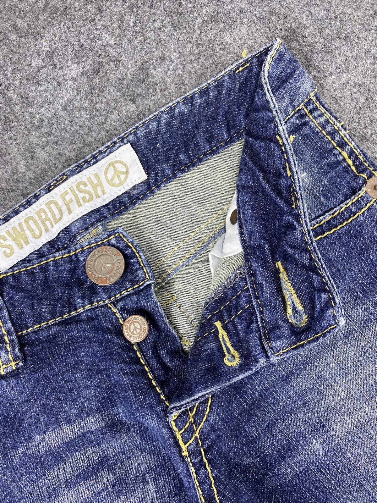 Jean Sword Fish Blue Wash Jeans - J1042 Size 29" - 7 Thumbnail