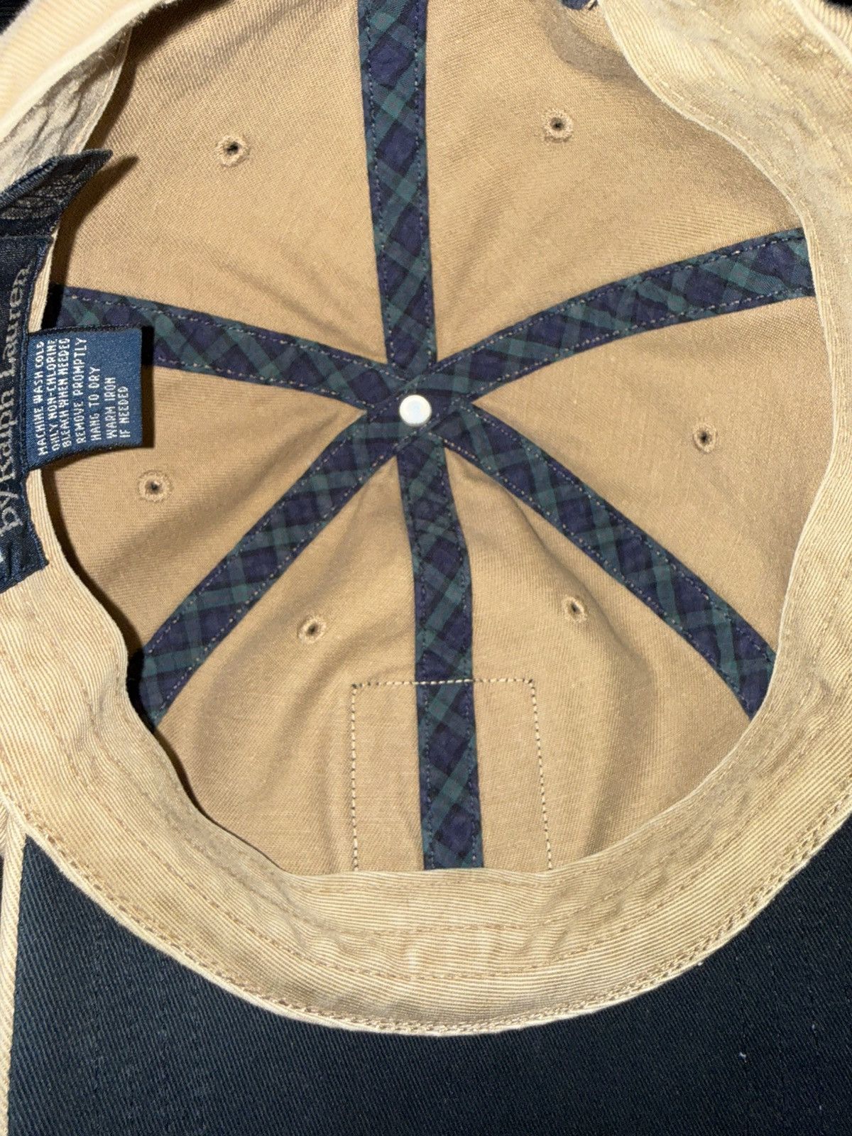 Polo Ralph Lauren Polo Ralph Lauren Crest Strapback Hat Khaki Leather Back Size ONE SIZE - 5 Thumbnail