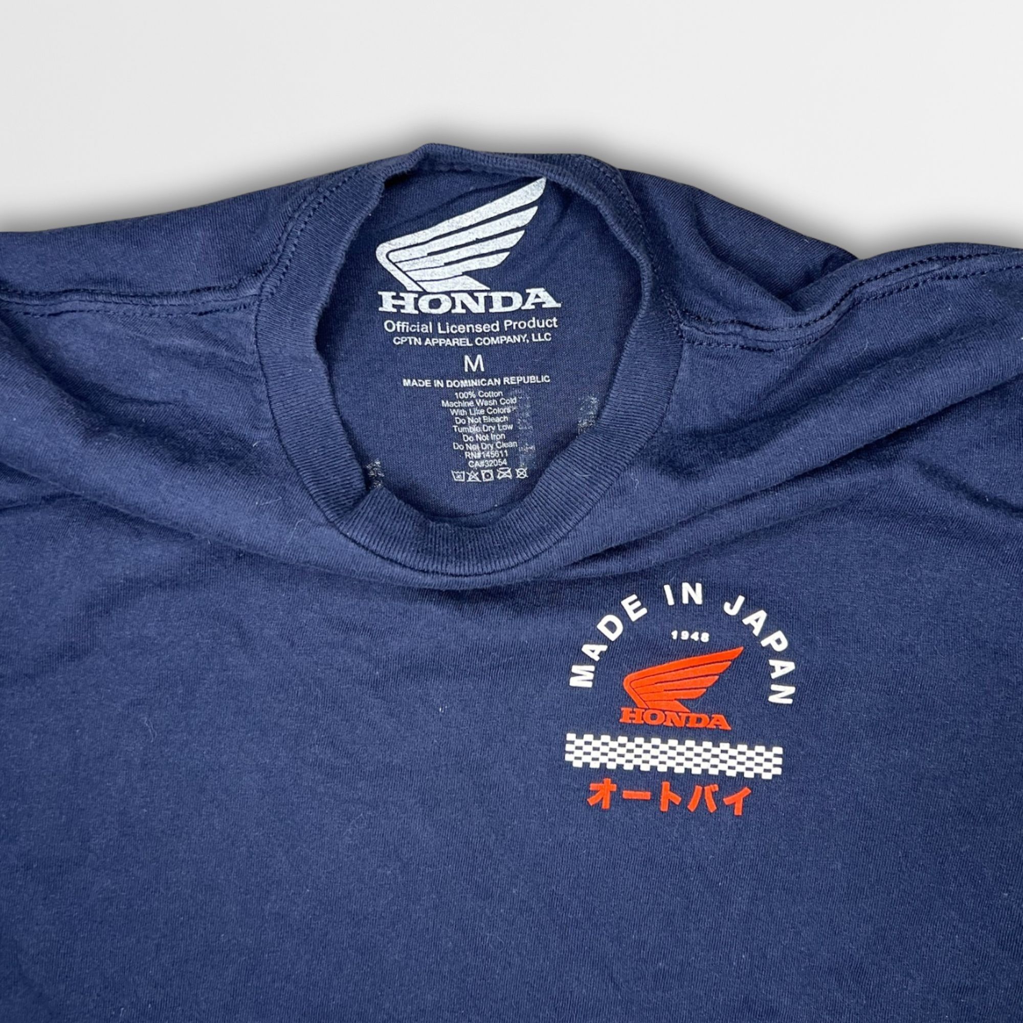 Honda Cptn Apparel X Honda Last Lap Tee Navy Blue Size M Cotton Bl Size US M / EU 48-50 / 2 - 4 Thumbnail