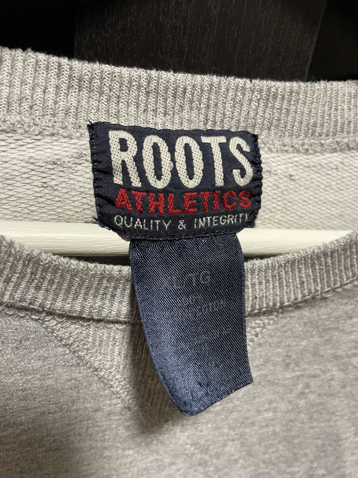 Roots × Vintage Vintage Roots Athletics Canada Grey Sweatshirt Size US XL / EU 56 / 4 - 5 Thumbnail