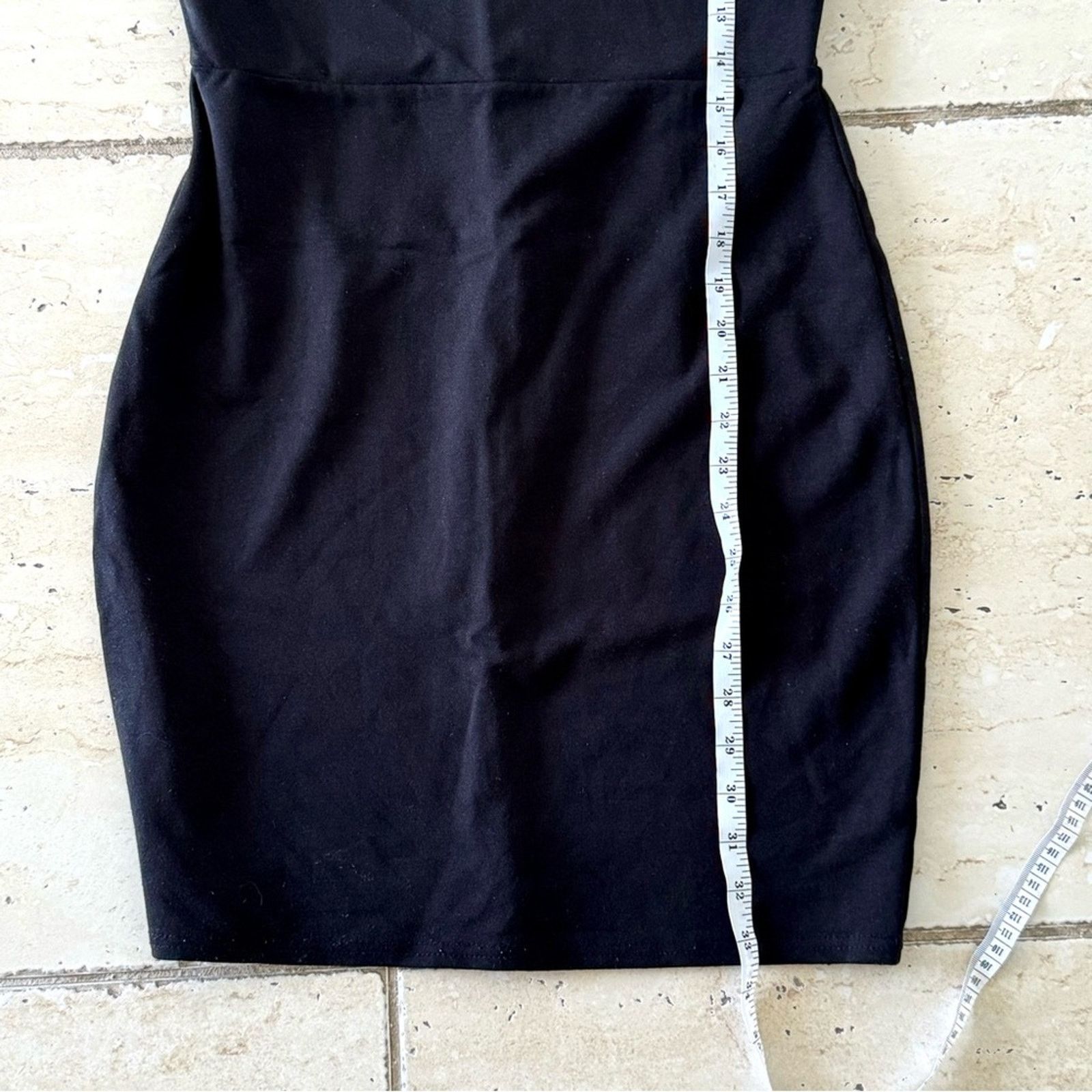 AQUARAMA AQUA Black Scalloped neckline dress, Size L Size L / US 10 / IT 46 - 7 Thumbnail