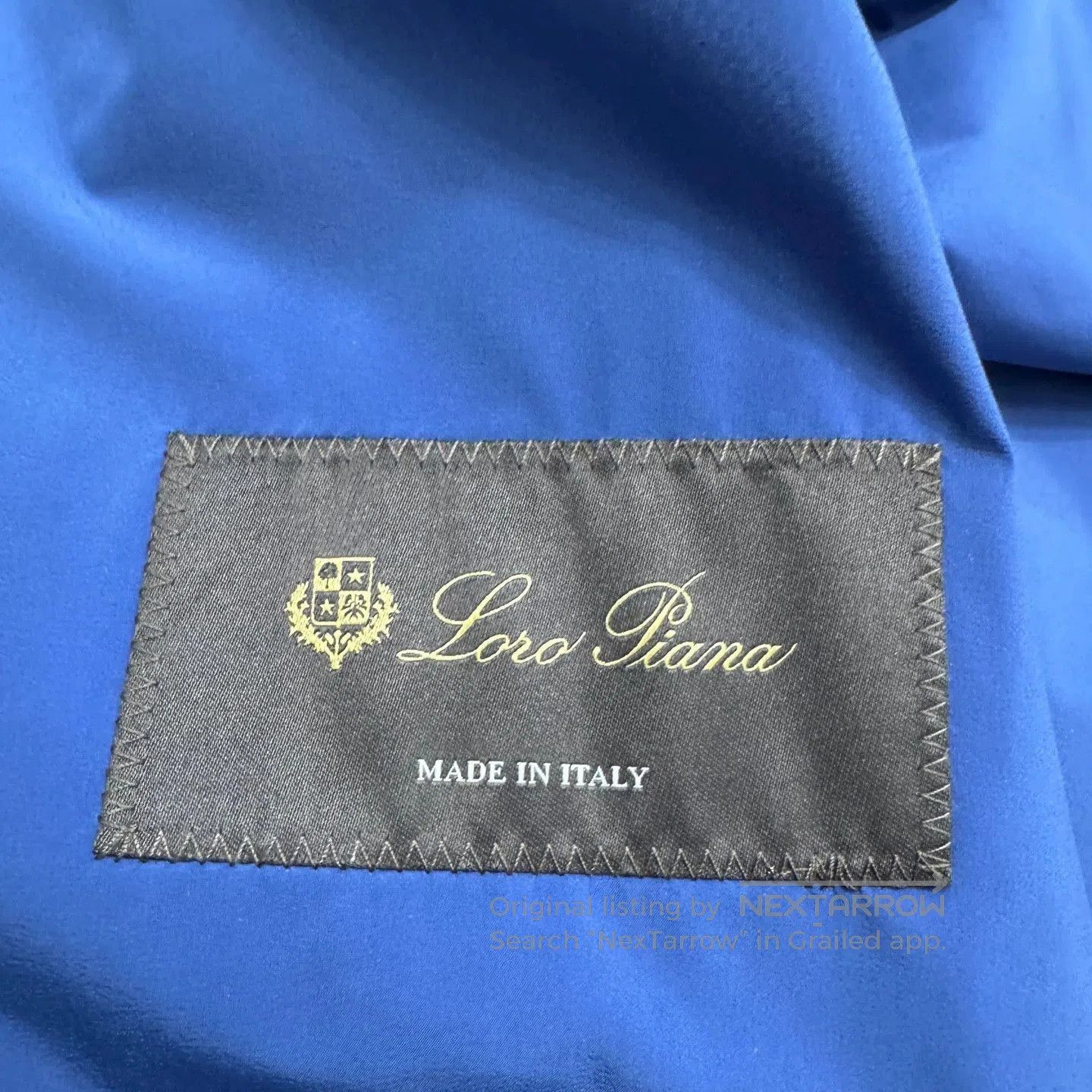 Loro Piana Blue Hooded Light Jacket. Size US XXL / EU 58 / 5 - 3 Thumbnail