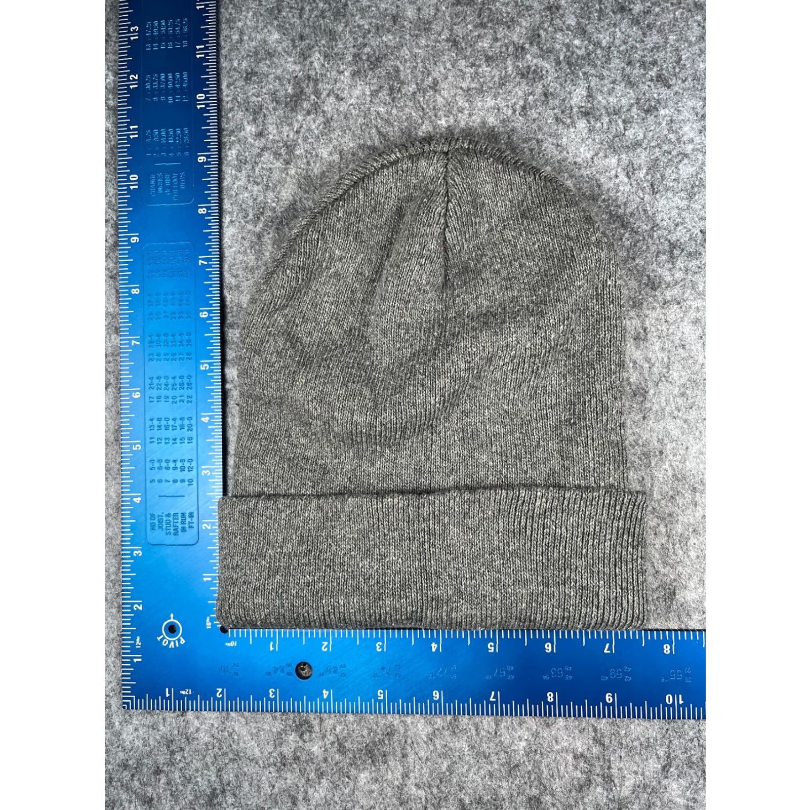 Vintage Lhs International Beanie Toque Adult One Size Gray Knit Acrylic Blend Ski Cuff Hat Unisex Adults Beanie - Note: This answer must be only the title. Size ONE SIZE - 3 Thumbnail