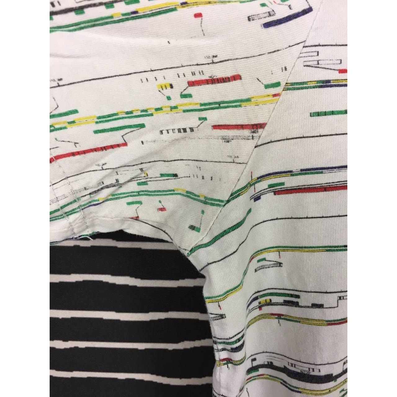 Arts & Science Science Abstract Data Chart Pattern All Over Print Tee Size US L / EU 52-54 / 3 - 6 Thumbnail