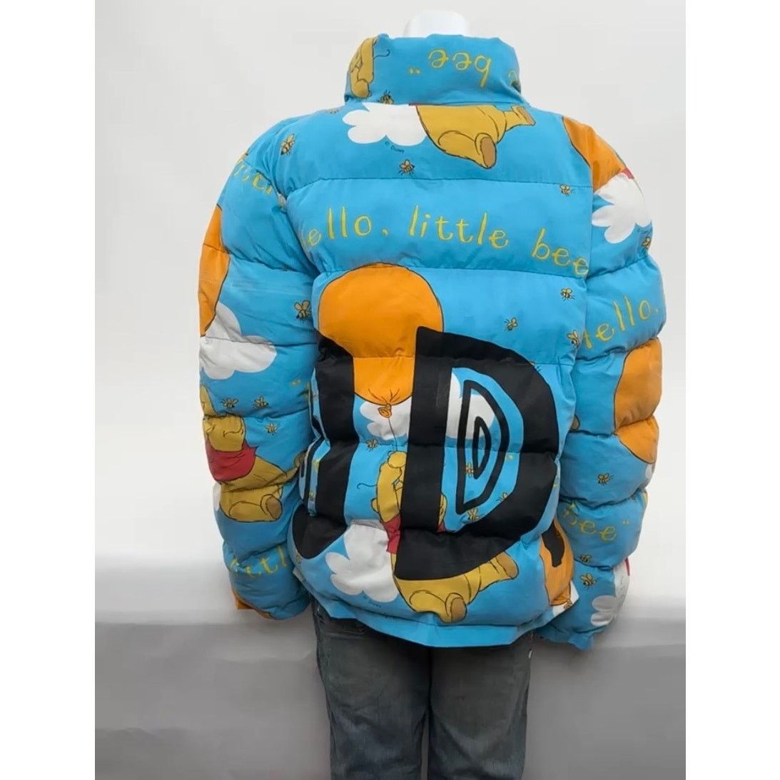Other Unisex Die.Go Studios Blue "Winnie The Pooh" Puffer Jacket Size US XL / EU 56 / 4 - 2 Thumbnail
