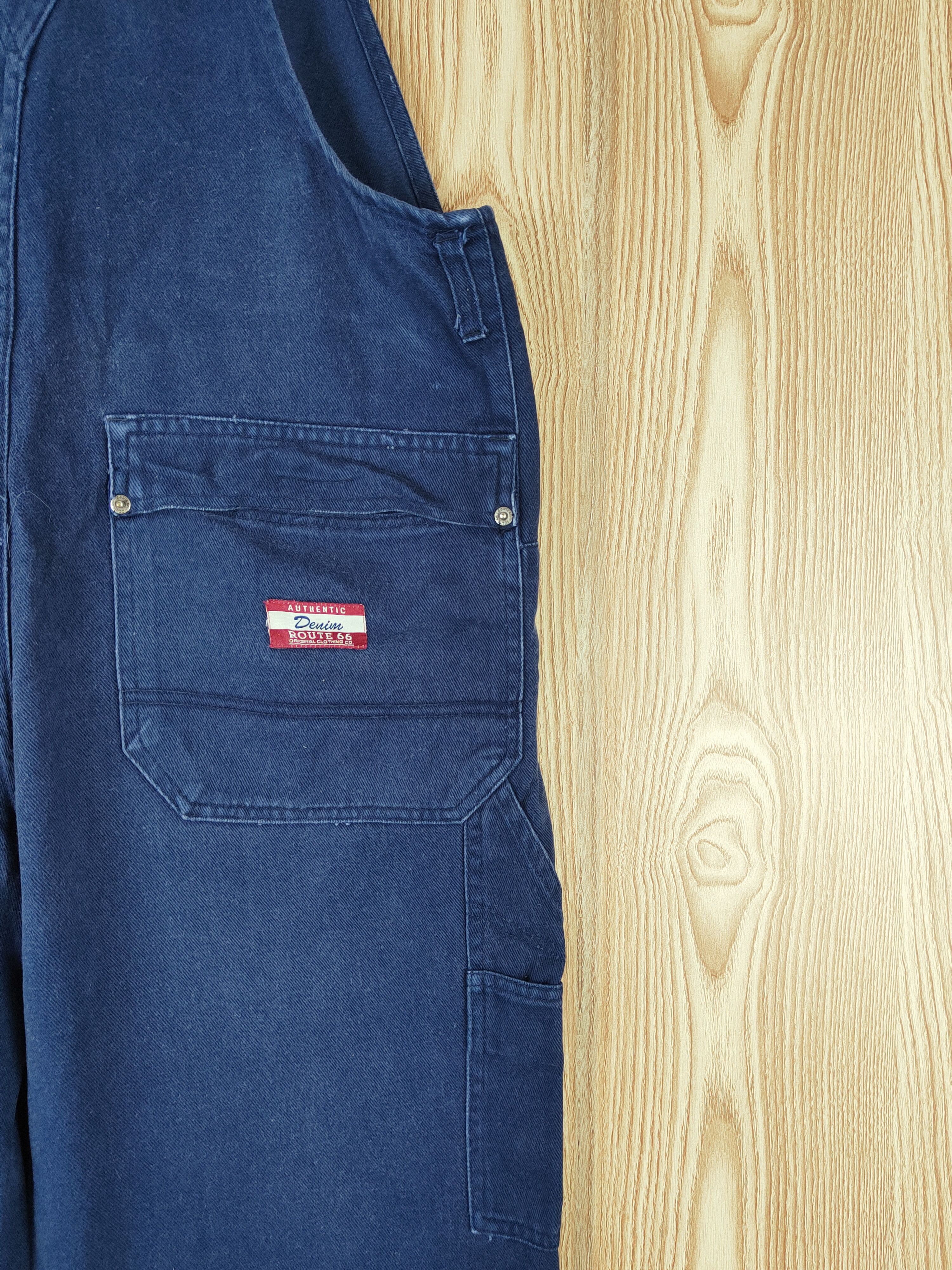 Japanese Brand × Route 66 × Vintage Route 66 Dark Blue Overalls Jumpsuits #S2733 Size 36" / US 14 / IT 50 - 17 Thumbnail