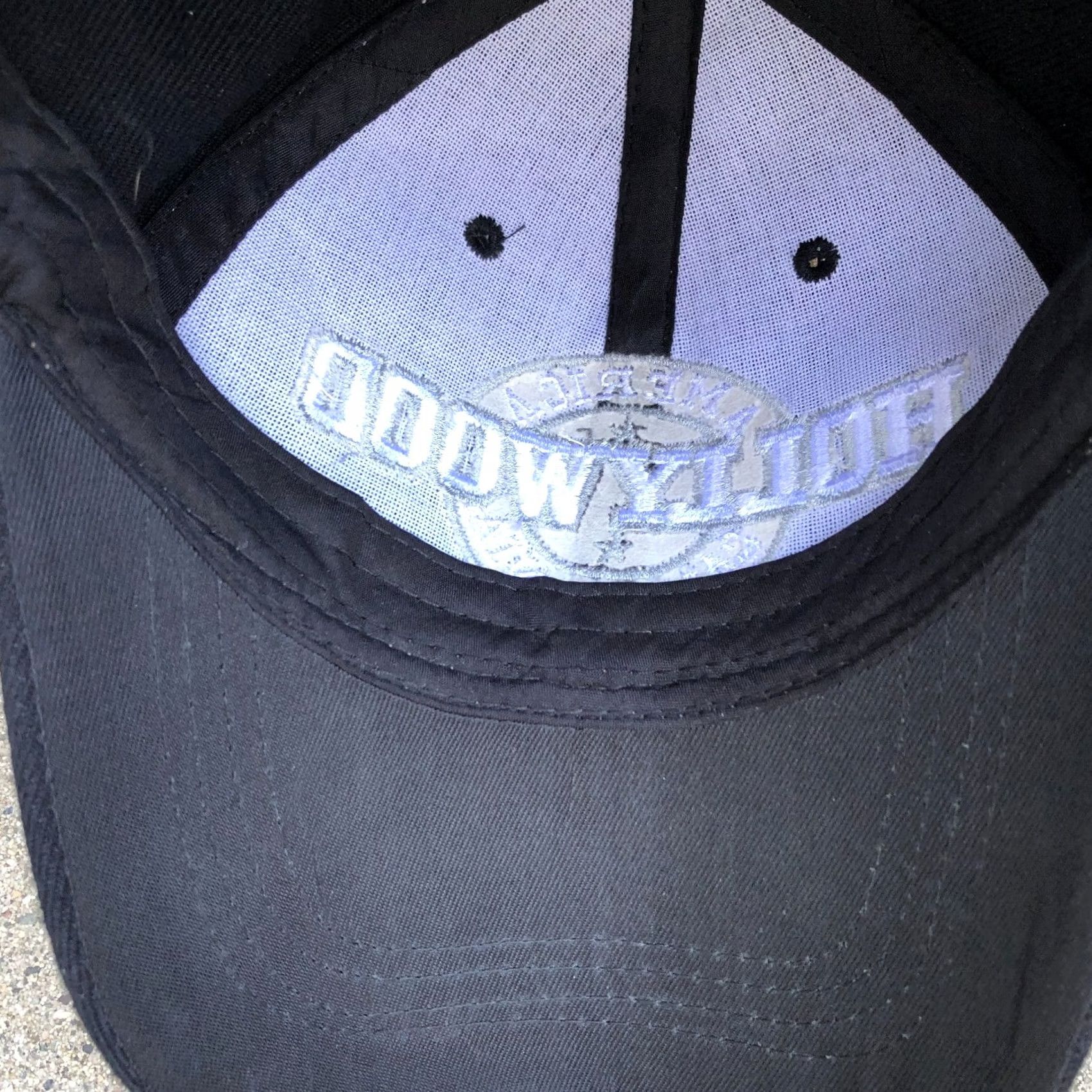 Vintage VTG SkyCap Hollywood California Baseball Hat Men's Tourist Retro Black Cap One Size Mens Black Baseball Cap Size ONE SIZE - 7 Thumbnail