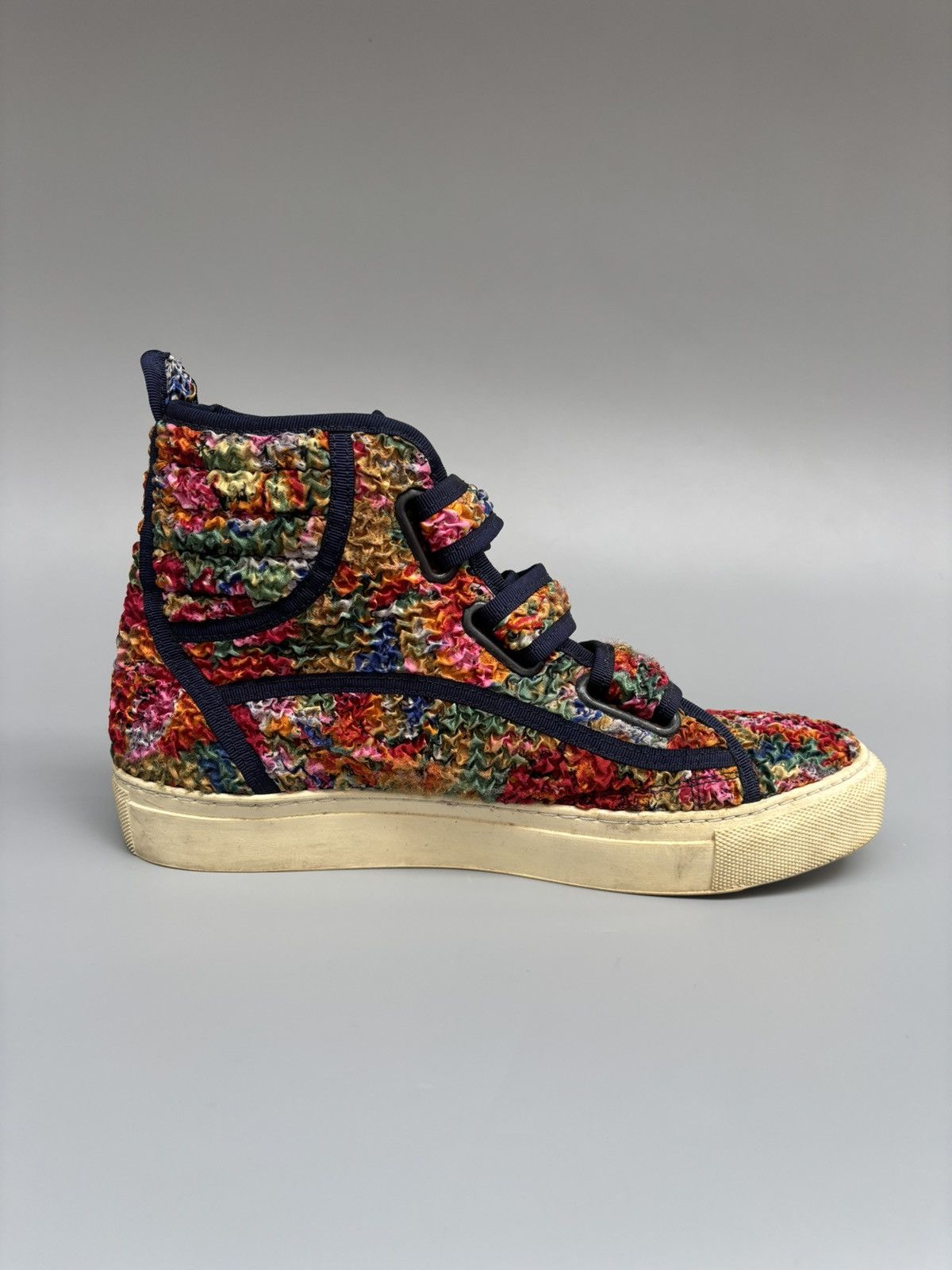 Raf Simons Ss 2013 raf simons velcro floral sneakers Size US 7 / EU 40 - 13 Thumbnail
