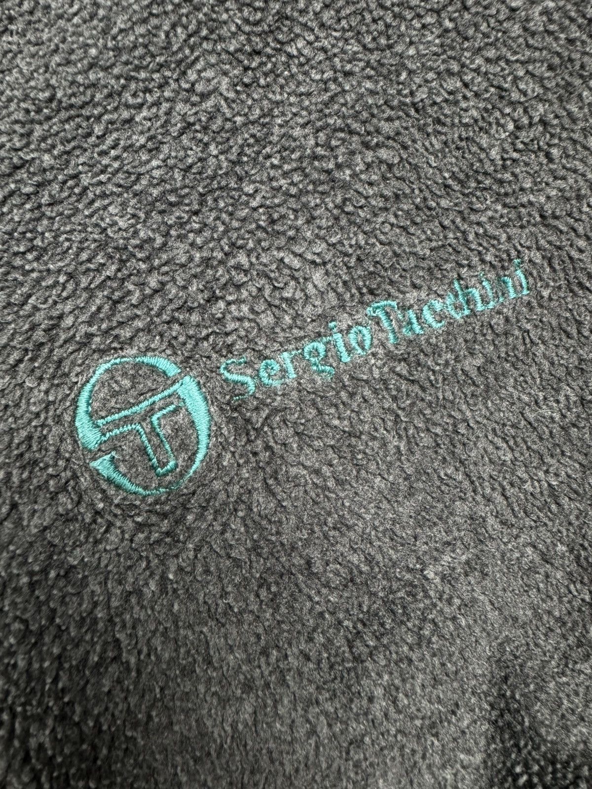 Sergio Tacchini × Vintage Vintage 90s Sergio Tachini embroidered graphic fleece sherpa Size US XXL / EU 58 / 5 - 7 Thumbnail