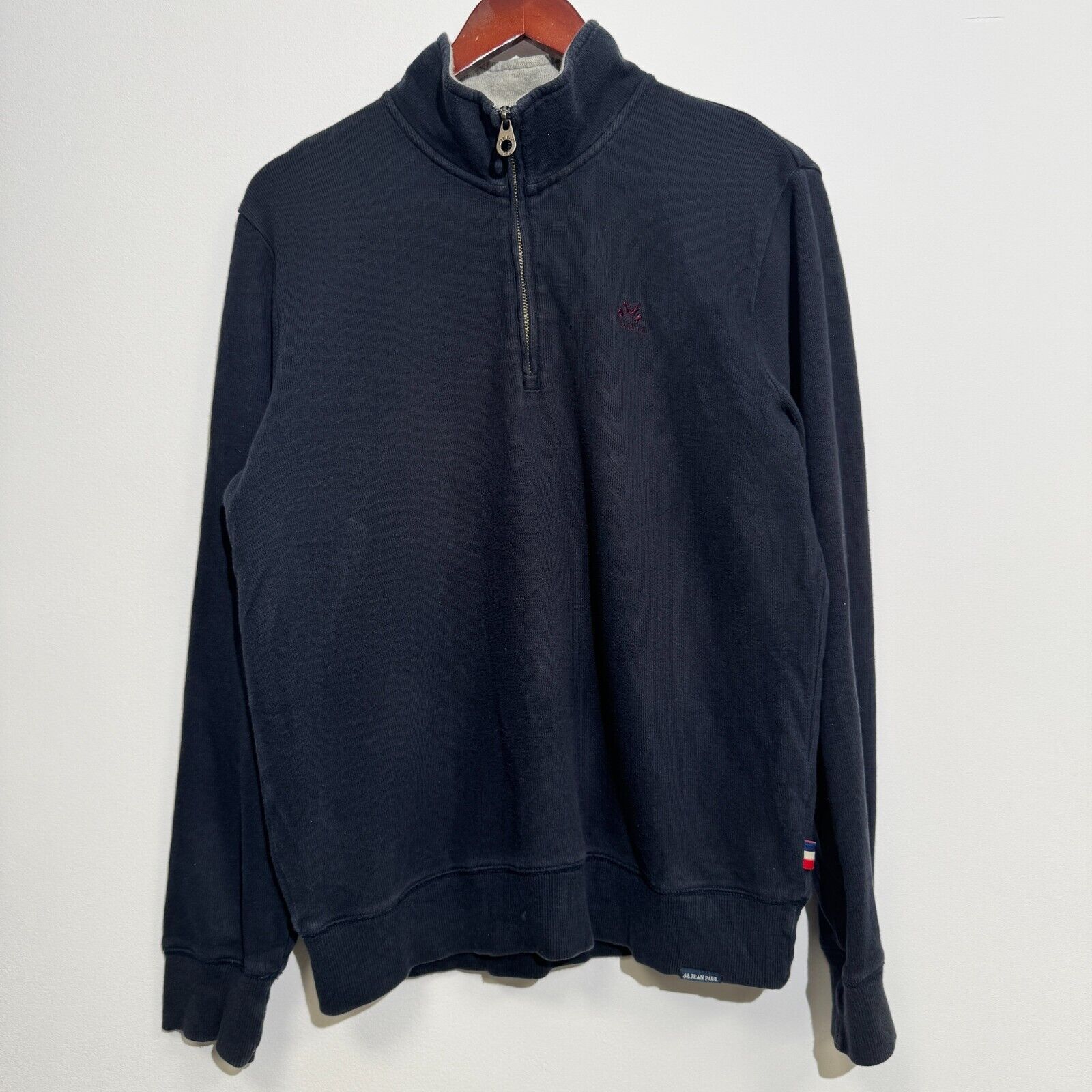 Jean Paul Gaultier × Vintage Jean Paul Unisex Navy Blue Cotton Crewneck Size M Washed Size US M / EU 48-50 / 2 - 1 Thumbnail