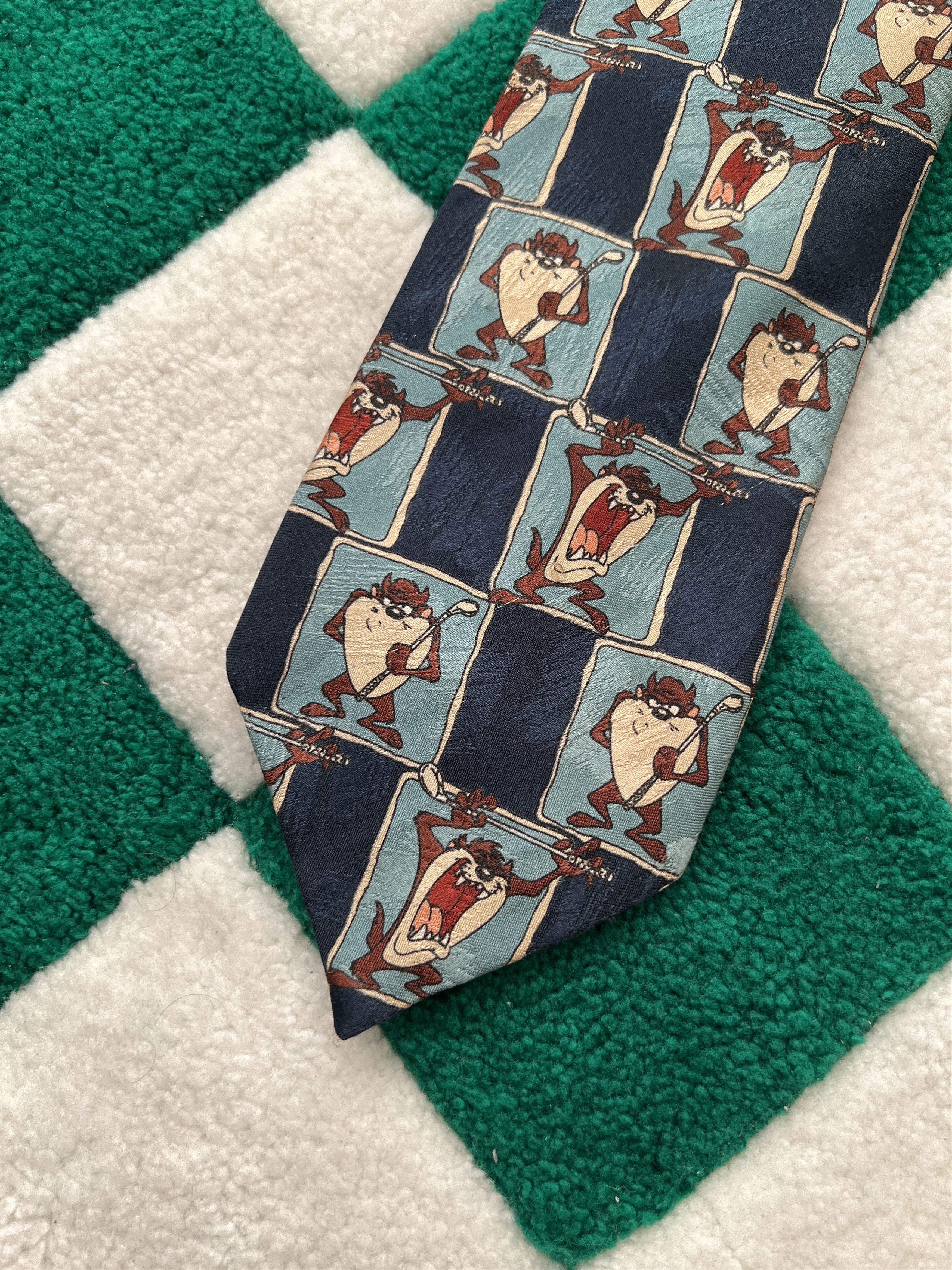 Cartoon Network Vintage 1998 Looney Tunes Taz Cartoon movie tie Size ONE SIZE - 2 Thumbnail