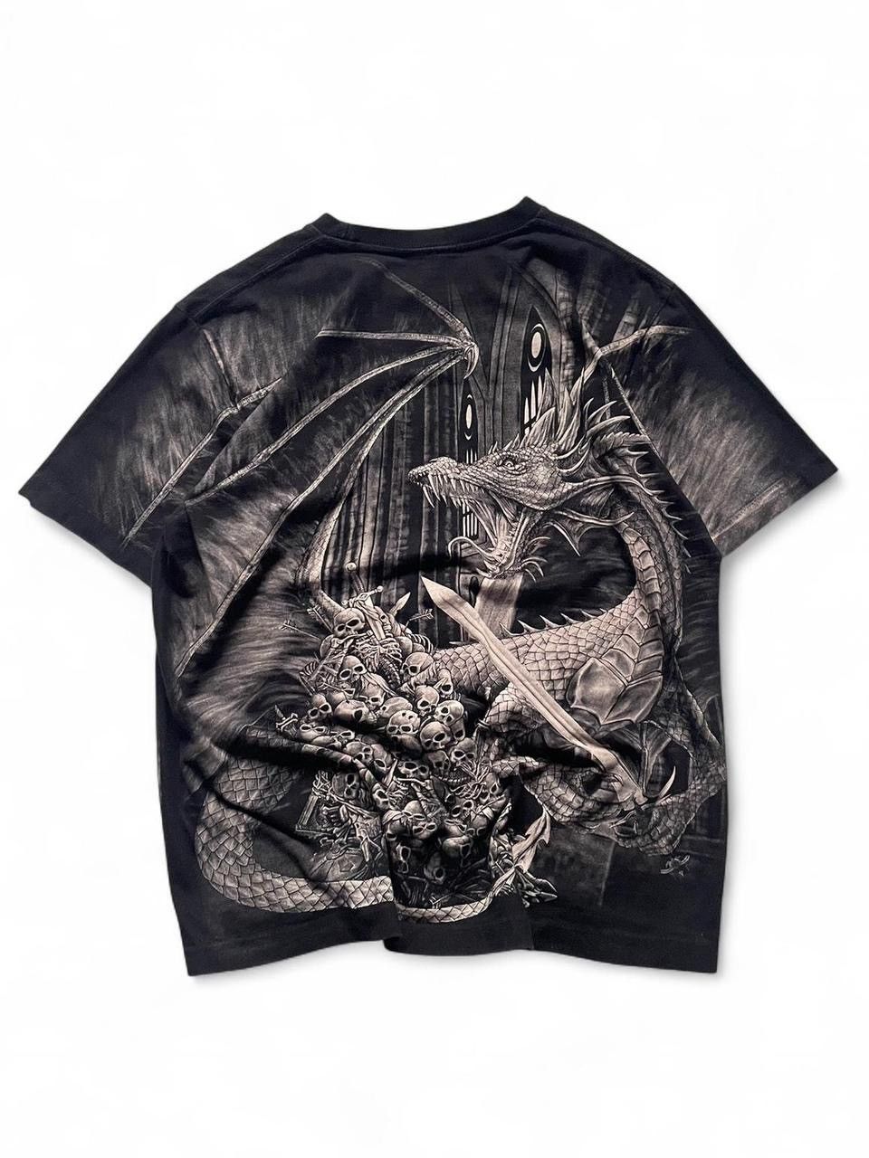 Liquid Blue 🌹💫1990S SINGLE STITCHED LIQUID BLUE JAPAN DRAGON USA MADE Size US S / EU 44-46 / 1 - 2 Thumbnail