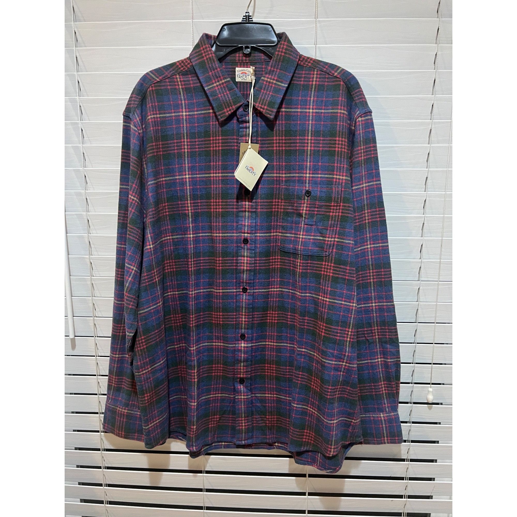Faherty Faherty Super Brushed Flannel Shirt NWT - Size XXL Size US XXL / EU 58 / 5 - 2 Thumbnail