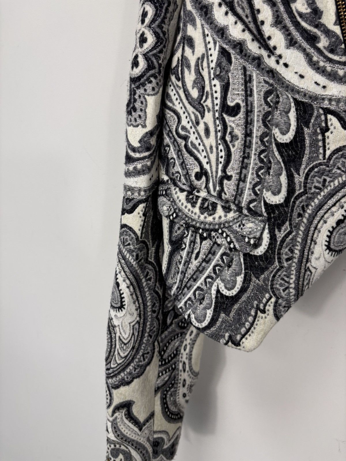 Just Cavalli Just Cavalli Women’s Baroque Print Wool Blend Jacket Size L / US 10 / IT 46 - 8 Thumbnail
