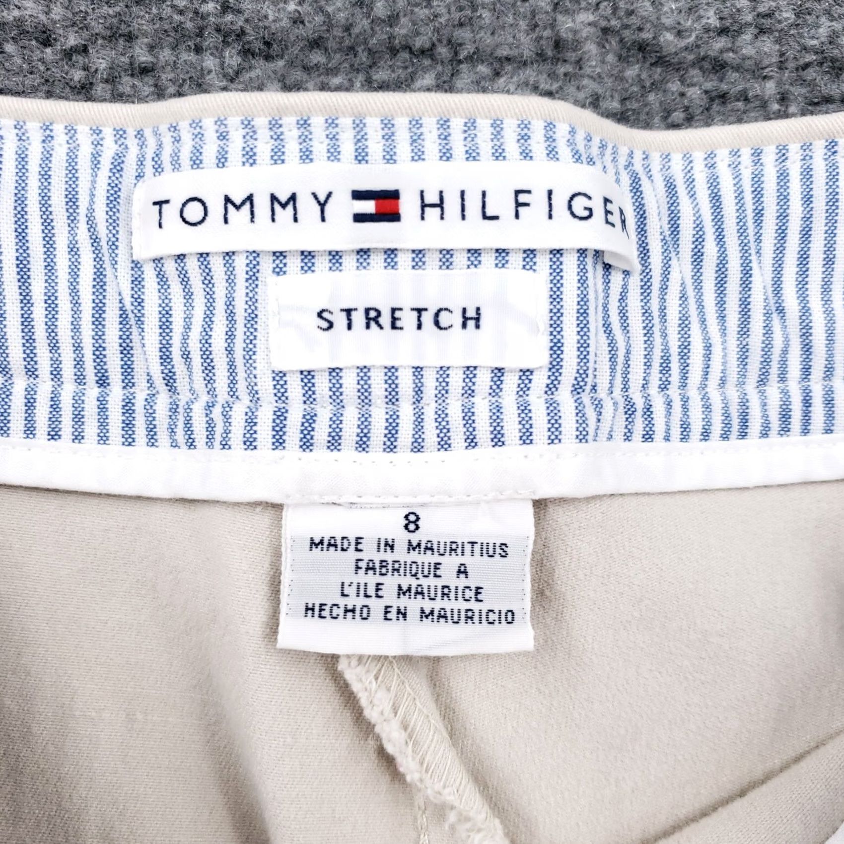 Tommy Hilfiger Tommy Hilfiger Pants Womens 8 Beige Chino Mid-Rise Straight Stretch Flat Front Size 30" / US 8 / IT 44 - 3 Thumbnail