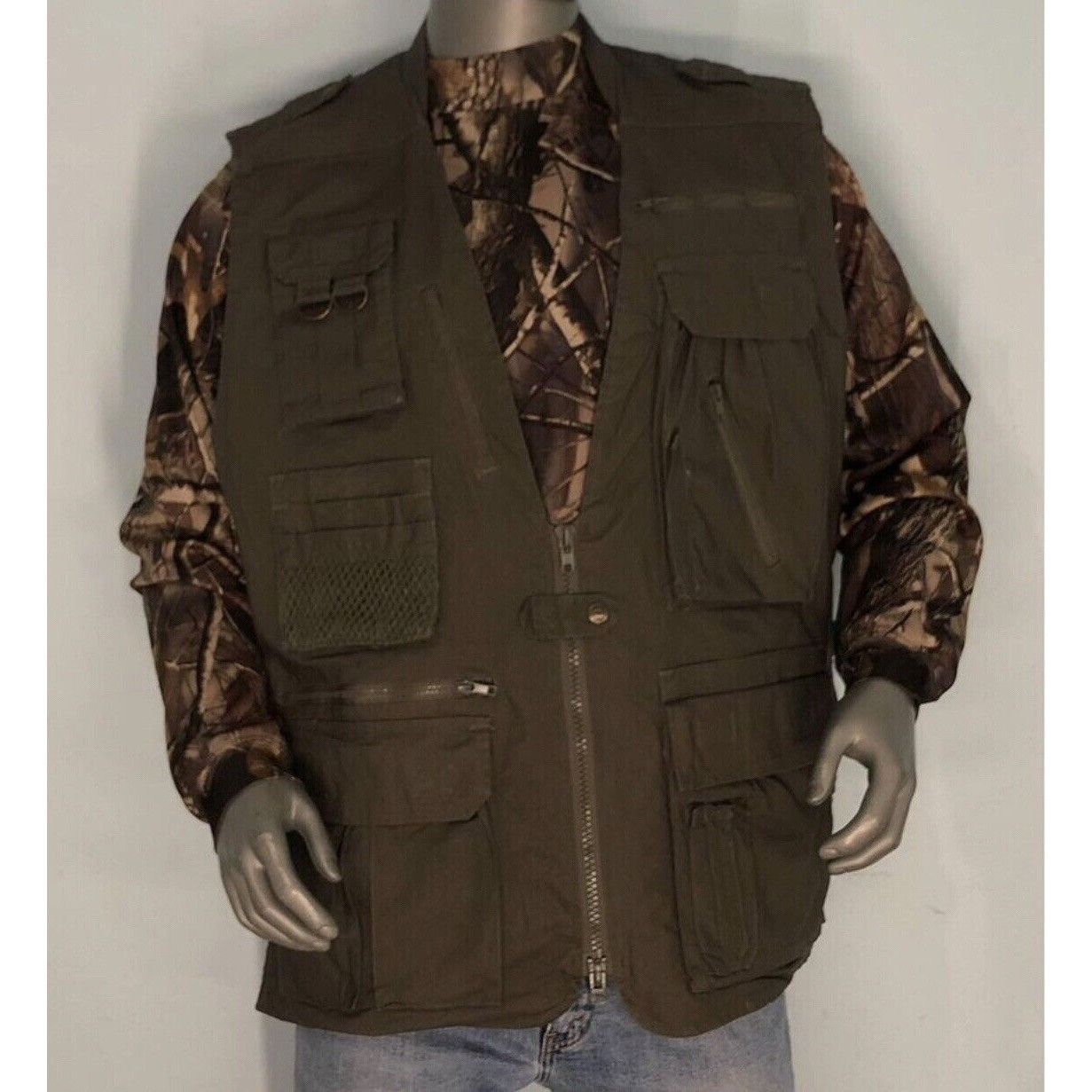 Hunter Fox Outdoor Utility Vest L Fishing Hunting Tactical Pockets Size US L / EU 52-54 / 3 - 1 Thumbnail