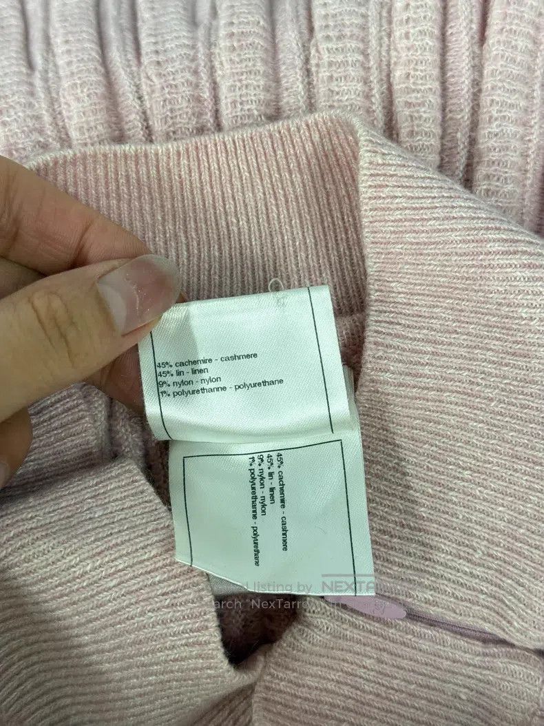 Chanel Chanel Pink pleated cashmere skirt Size 24" / US 00 / IT 34 - 5 Thumbnail