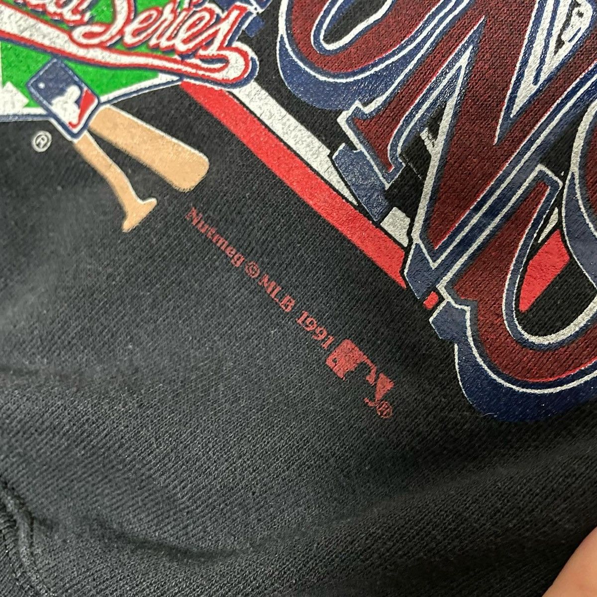 MLB × Nutmeg × Vintage 1991 Minnesota twins nutmeg world Champions MLB sweatshirt Size US M / EU 48-50 / 2 - 5 Thumbnail