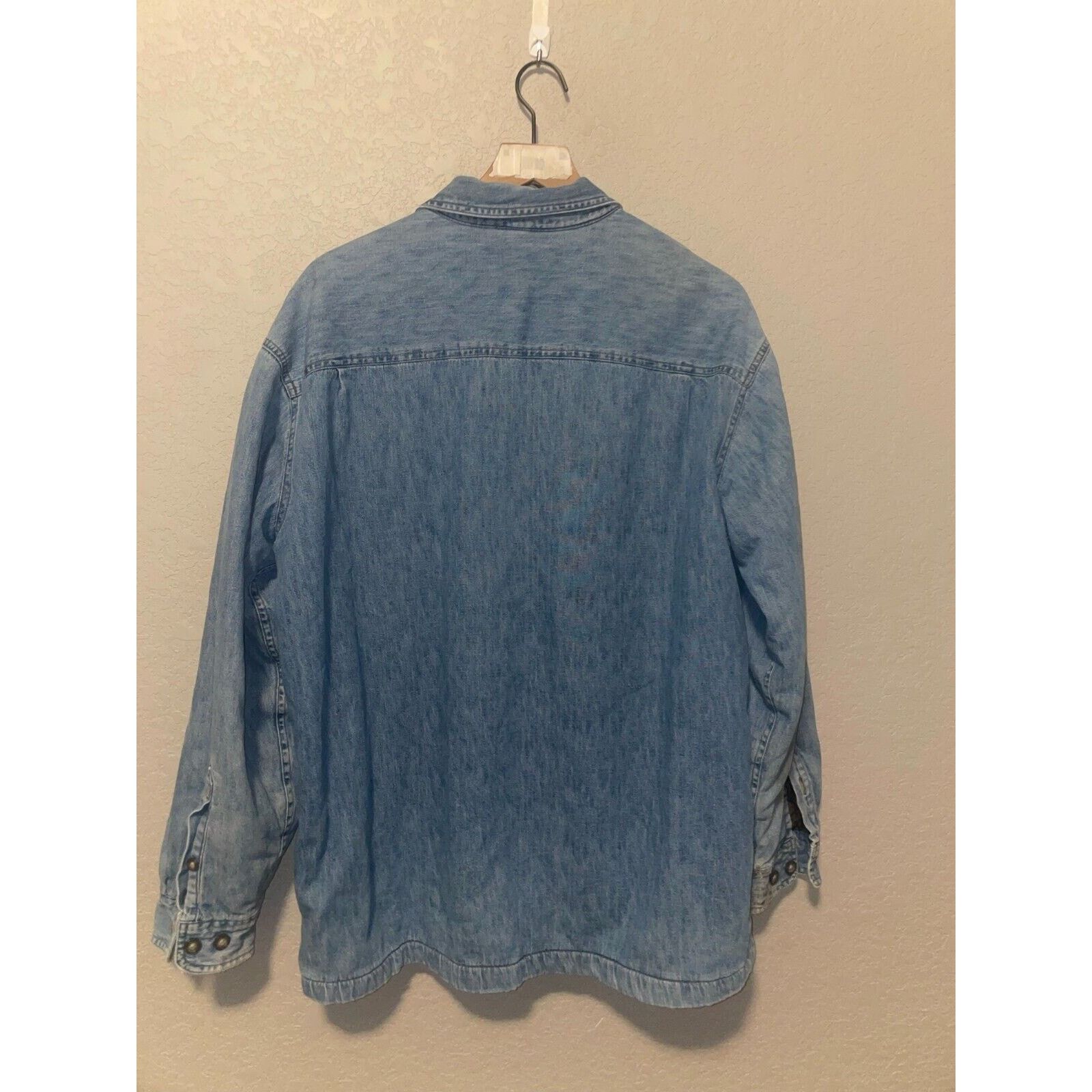 St. Johns Bay St. John's Bay Blue Denim Jacket Outerwear 2000s Button Up L Size US L / EU 52-54 / 3 - 8 Thumbnail