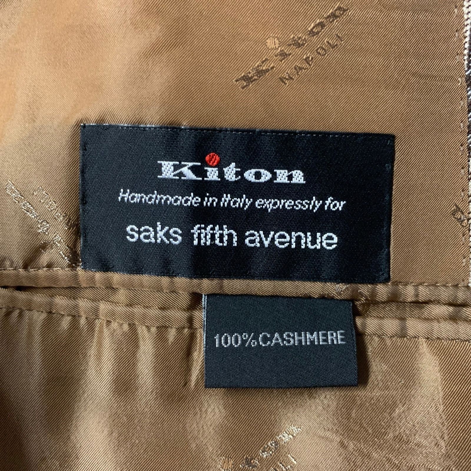 Kiton KITON 48 Brown Purple Glen Check Notch Lapel Sport Coat Size 48R - 6 Thumbnail