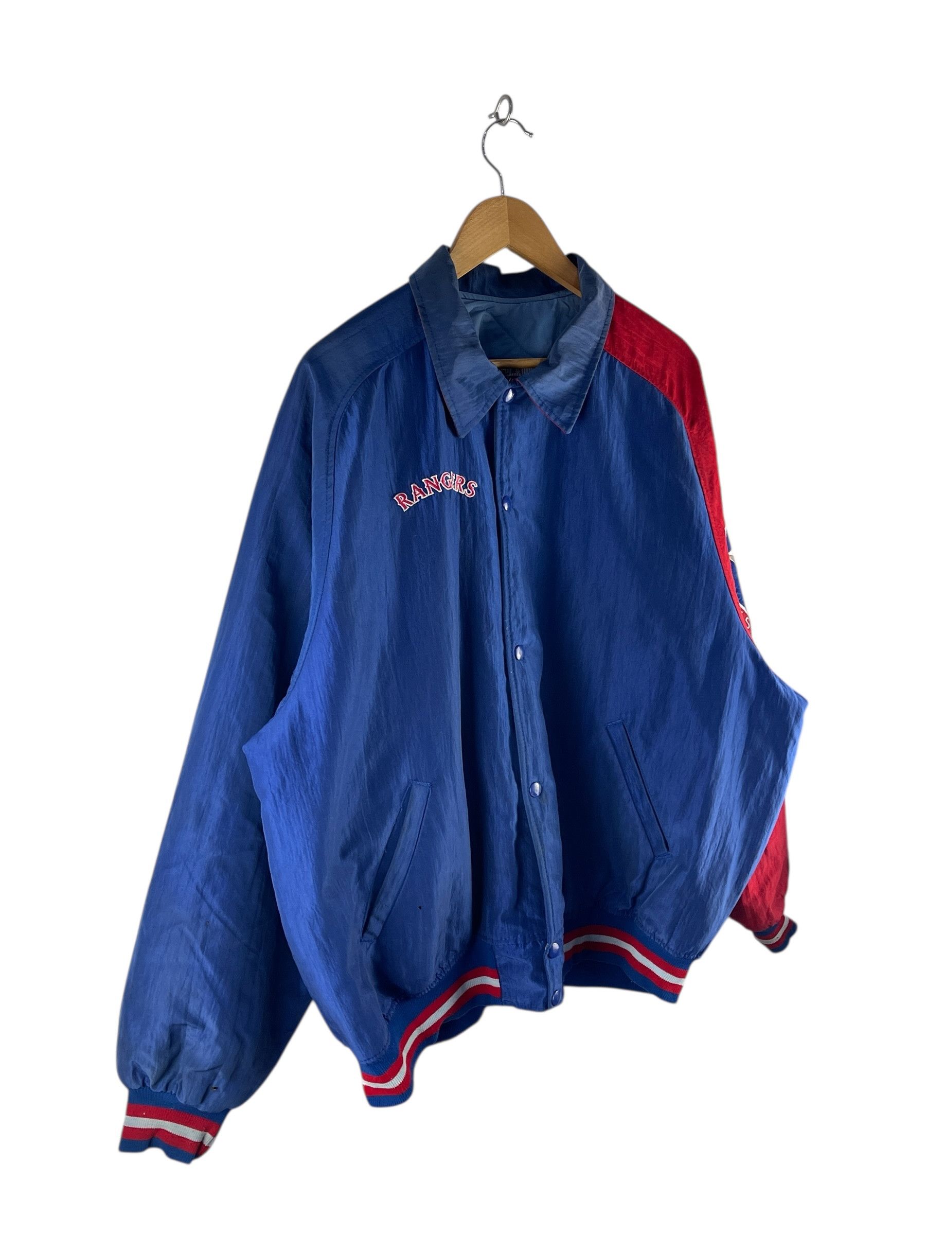 Starter Vintage starter Texas Rangers bomber puffer jacket Size US XL / EU 56 / 4 - 4 Thumbnail
