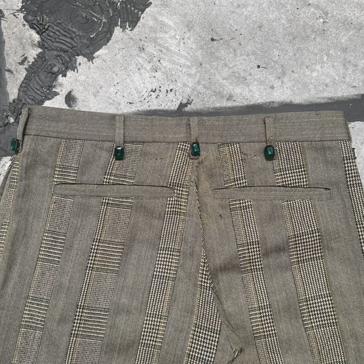Undercover Undercover AW01 DAVF Jeweled Slacks Size US 29 - 4 Thumbnail