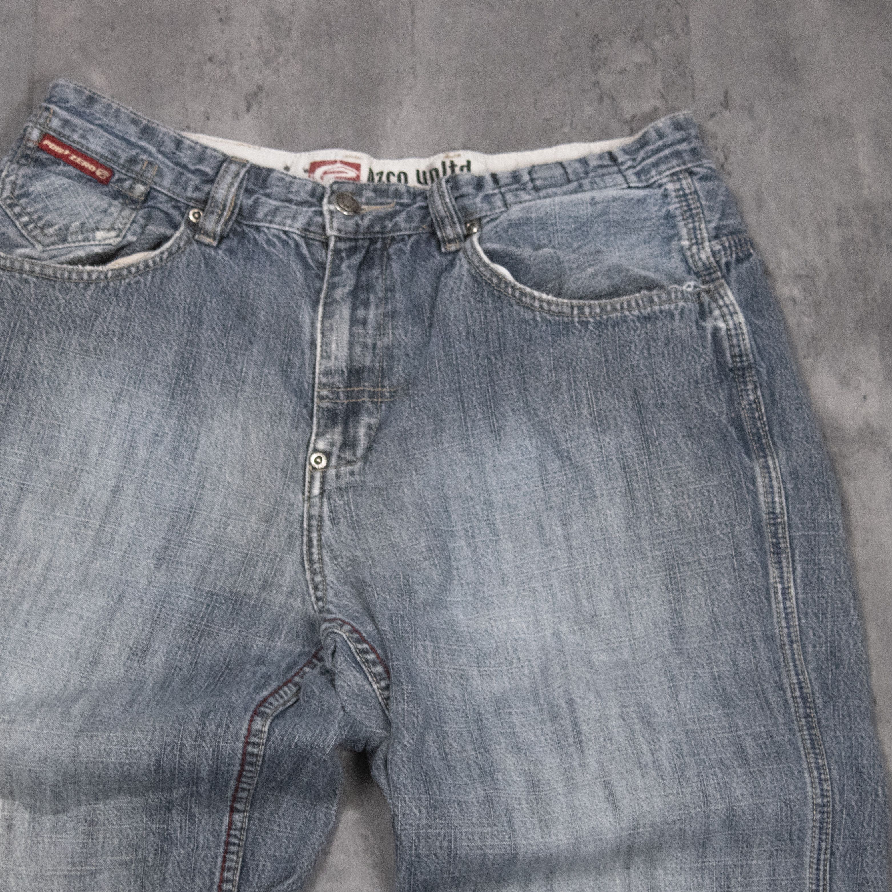 Point Zero VTG Y2K Point Zero Grey Baggy Denim Jeans Size US 30 / EU 46 - 8 Thumbnail