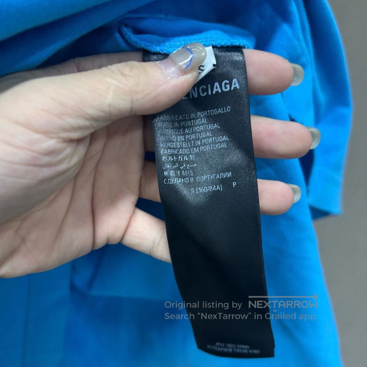 Balenciaga balenciaga blue wave short sleeve shirt. Size US S / EU 44-46 / 1 - 4 Thumbnail